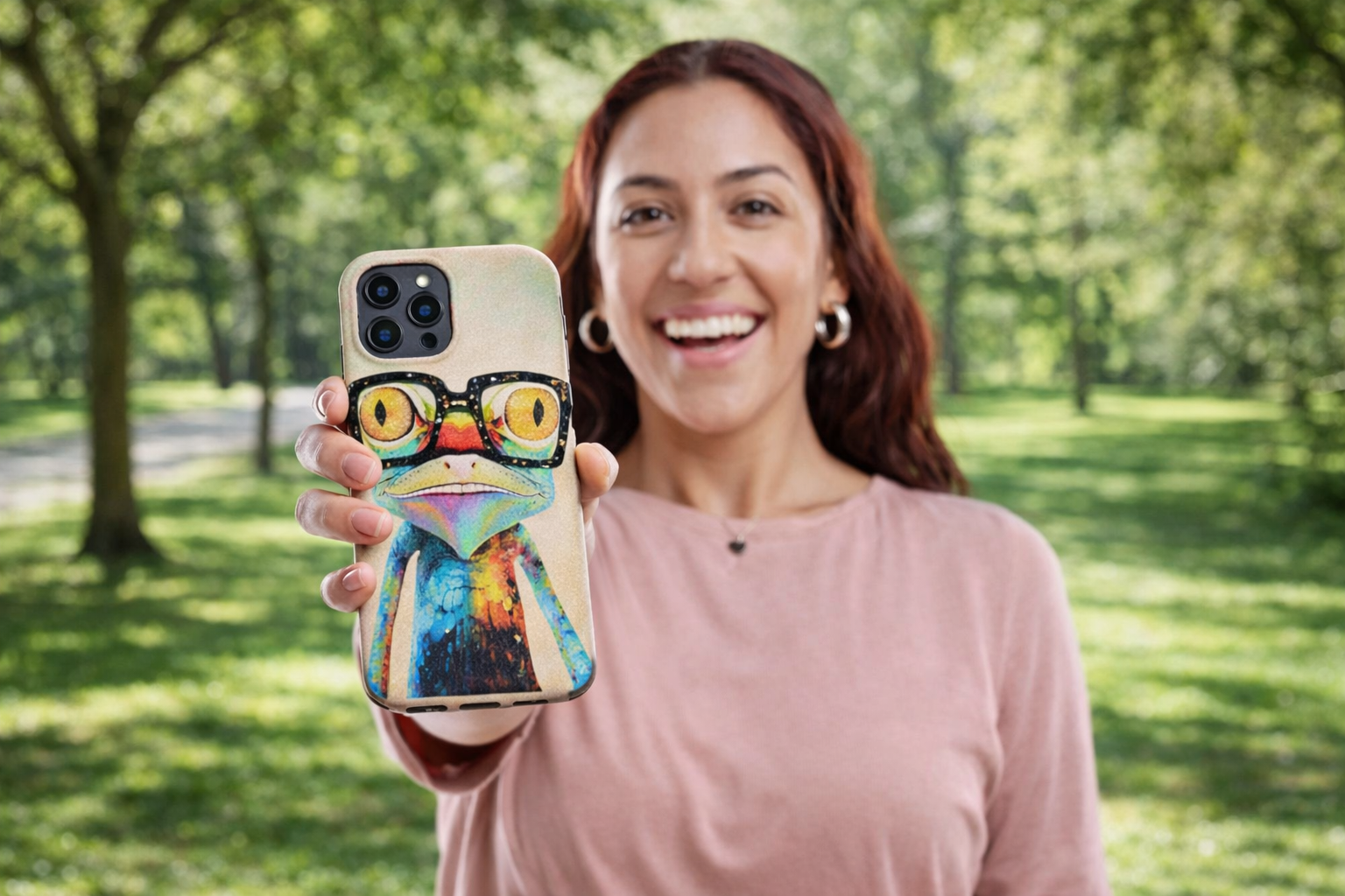 Wild Vision Chameleon Case 🌿 | Biodegradable Eco Protection