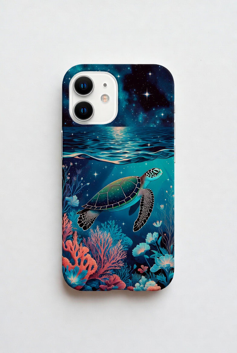 Ocean Dream Turtle Phone Case – Biodegradable Custom Design