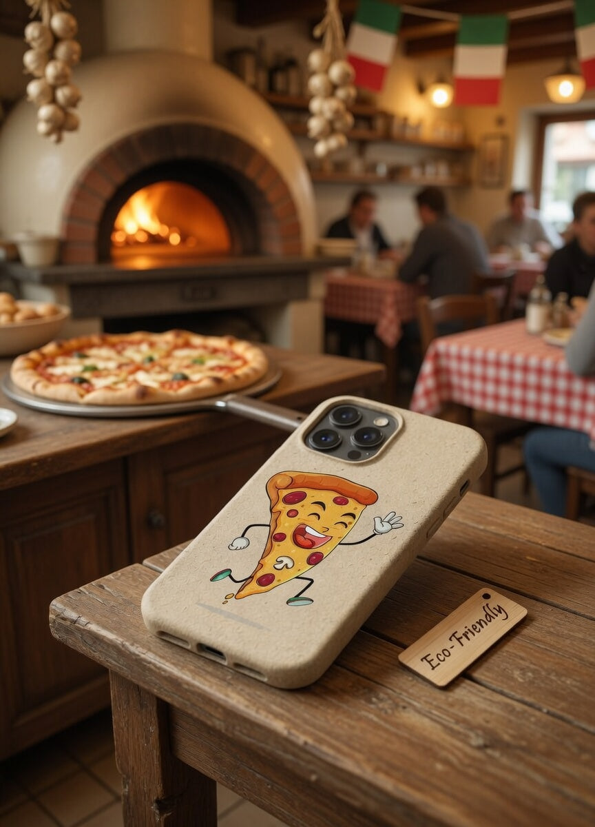 Pizza Eco Case – Biodegradable & Fun Protection