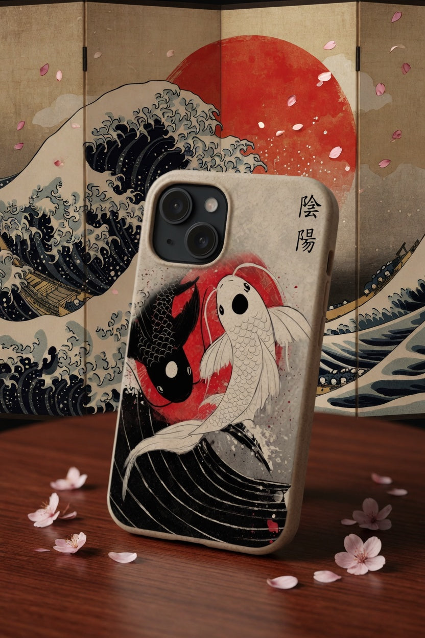 Koi Yin-Yang Eco Case – Biodegradable Balance Design