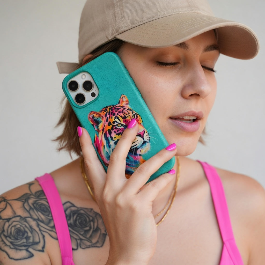 Leopard Eco Case – Biodegradable Phone case Protection