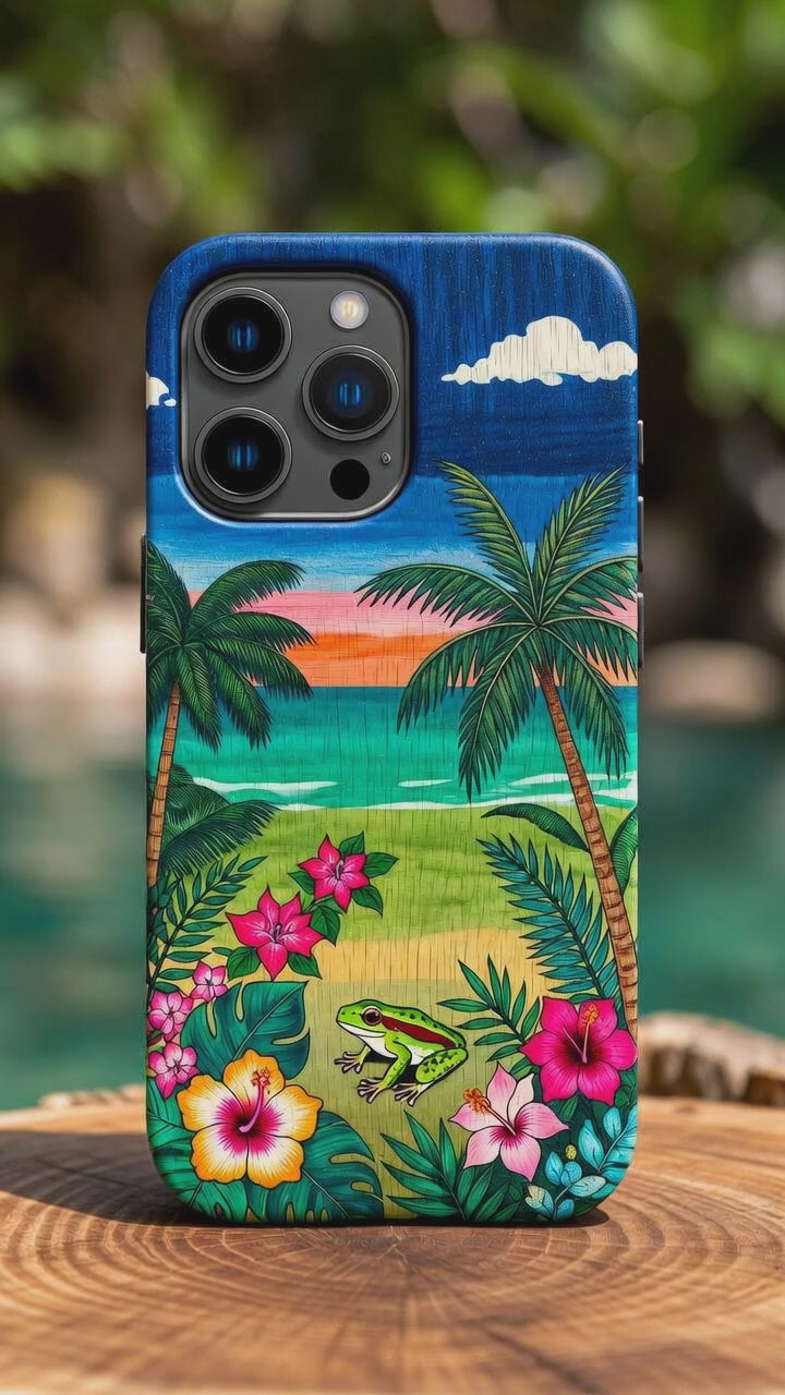 Island Sunset Eco Phone Case