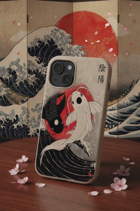 Koi Yin-Yang Eco Case – Biodegradable Balance Design
